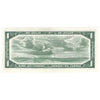 BC-37b 1954 Canada $1 Beattie-Rasminsky, B/Y, Almost Uncirculated (AU50)