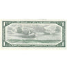 BC-37b 1954 Canada $1 Beattie-Rasminsky, D/Y, AU-UNC (AU55)