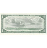 BC-37b 1954 Canada $1 Beattie-Rasminsky, H/Y, AU-UNC (AU55)