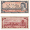 BC-30b 1954 Canada $2 Beattie-Coyne, Devil's Face, I/B, F-VF
