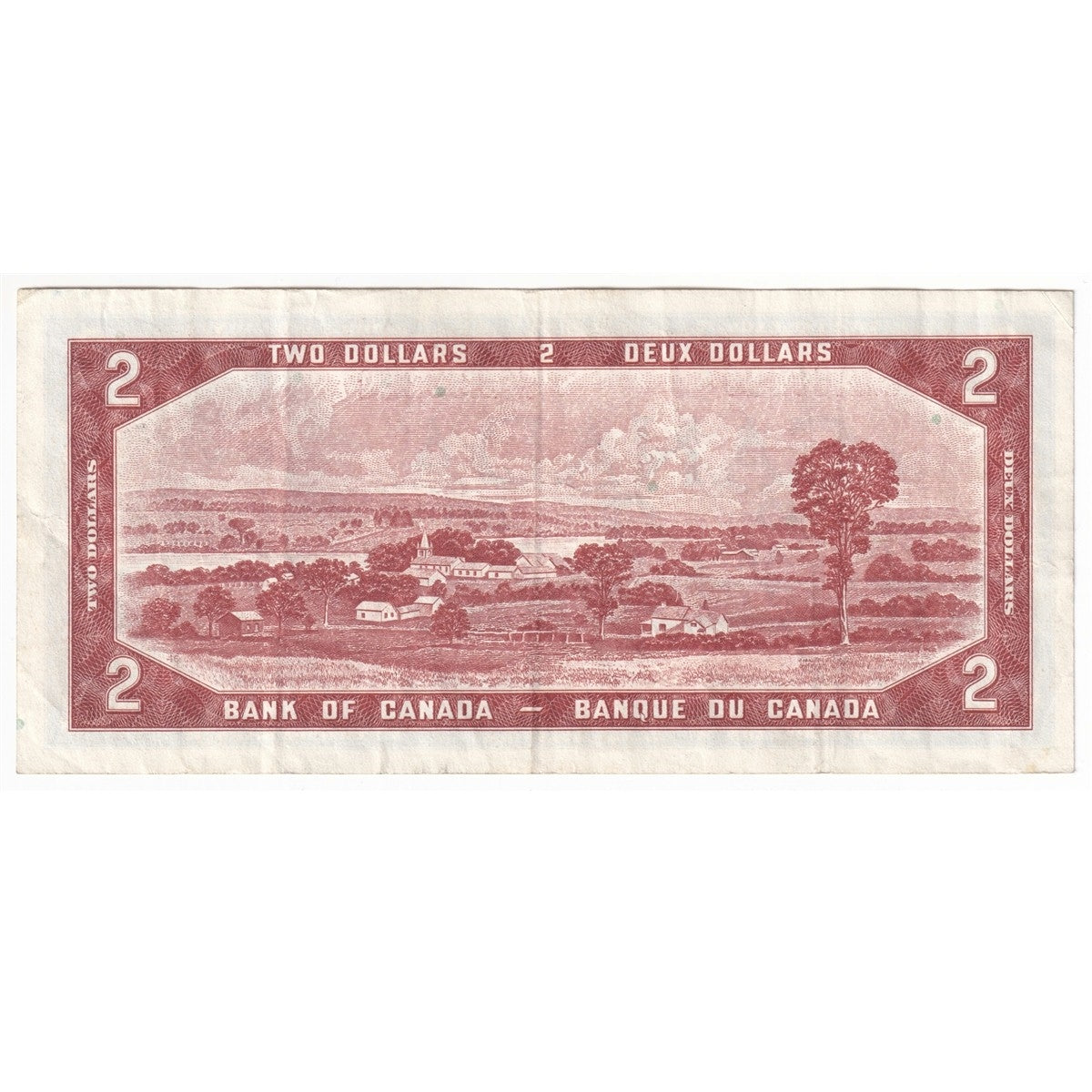 BC-38a 1954 Canada $2 Beattie-Coyne, U/B, Very Fine (VF20)
