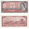 BC-38a 1954 Canada $2 Beattie-Coyne, W/B, Extra Fine (EF40)