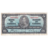 BC-23c 1937 Canada $5 Coyne-Towers, Z/C, VF