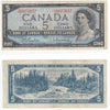 BC-39b 1954 Canada $5 Beattie-Rasminsky, I/S, F-VF (F15)