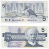 BC-56e-i 1986 Canada $5 Knight-Dodge, ANR, Gem Uncirculated (GUNC65)