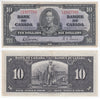 BC-24b 1937 Canada $10 Gordon-Towers, T/D, Extra Fine (EF40)
