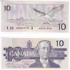 BC-57a 1989 Canada $10 Thiessen-Crow, ADB, Choice Uncirculated (CUNC63)