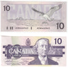 BC-57a 1989 Canada $10 Thiessen-Crow, AEN, Choice Uncirculated (CUNC63)