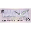 BC-57a 1989 Canada $10 Thiessen-Crow, AEN, Uncirculated (MS60)