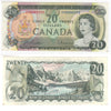 BC-50a 1969 Canada $20 Beattie-Rasminsky, EM, Almost Uncirculated (AU50)
