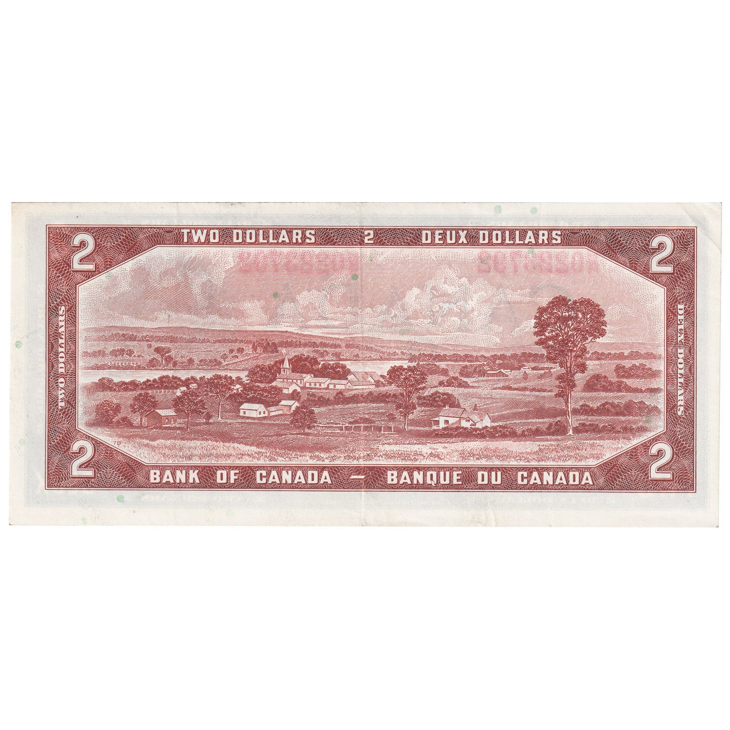 BC-38b 1954 Canada $2 Beattie-Rasminsky, H/R, VF-EF (VF30)