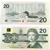 BC-58b-i 1991 Canada $20 Bonin-Thiessen, AST, Uncirculated (MS60)