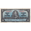BC-23b 1937 Canada $5 Gordon-Towers, B/C, Very Fine (VF20)