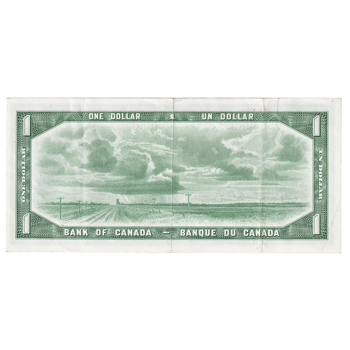 BC-29b 1954 Canada $1 Beattie-Coyne, Devil's Face, N/A, VF-EF (VF30)