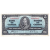 BC-23c 1937 Canada $5 Coyne-Towers, A/S, Extra Fine (EF40)