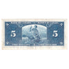 BC-23c 1937 Canada $5 Coyne-Towers, A/S, Extra Fine (EF40)