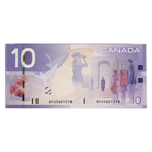BC-68b 2009 Canada $10 Jenkins-Carney, BFU, CUNC