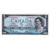 BC-31b 1954 Canada $5 Beattie-Coyne, Devil's Face, F/C, VF-EF (VF30)
