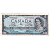 BC-31b 1954 Canada $5 Beattie-Coyne, Devil's Face, F/C, F-VF (F15)