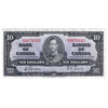 BC-24b 1937 Canada $10 Gordon-Towers, W/D, Extra Fine (EF40)