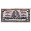 BC-24c 1937 Canada $10 Coyne-Towers, C/T, VG-F (VG10)