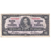 BC-24c 1937 Canada $10 Coyne-Towers, M/T, VG-F (VG10)