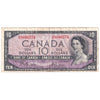 BC-32b 1954 Canada $10 Beattie-Coyne, Devil's Face, G/D, F