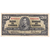 BC-25b 1937 Canada $20 Gordon-Towers, B/E, VF-EF