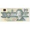 BC-58a-ii 1991 Canada $20 Thiessen-Crow, AIK, AU-UNC (AU55)