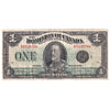 DC-25n 1923 Dominion $1 Campbell-Sellar, Black Seal, Group 3, VF