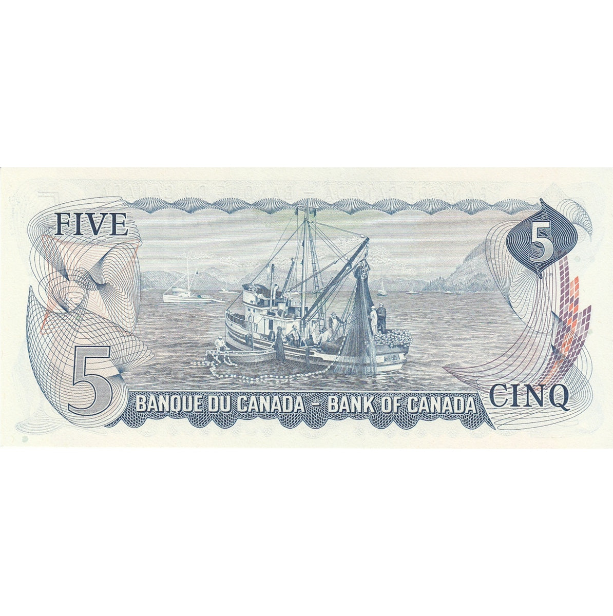 BC-48b 1972 Canada $5 Lawson-Bouey, SB, Choice Uncirculated (CUNC63)