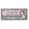 BC-40b 1954 Canada $10 Beattie-Rasminsky, S/V, AU-UNC (AU55)