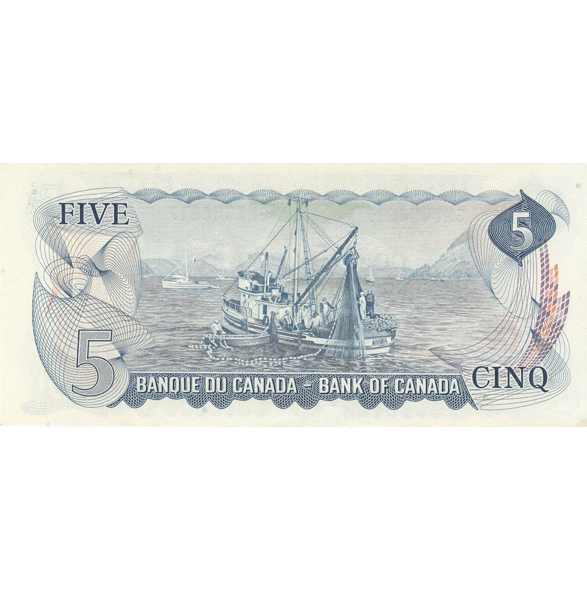 BC-48b 1972 Canada $5 Lawson-Bouey, SM, EF-AU (EF45)