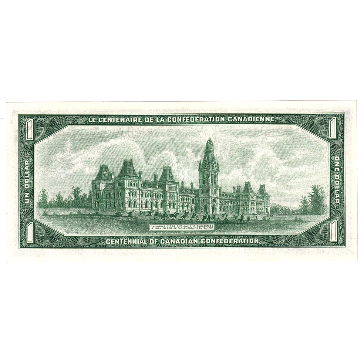 BC-45bA 1967 Canada $1 Beattie-Rasminsky, *L/O, Choice Uncirculated (CUNC63)