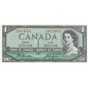 BC-37a 1954 Canada $1 Beattie-Coyne, C/N, Choice Uncirculated (CUNC63)