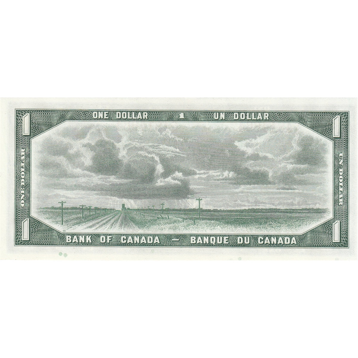 BC-37a 1954 Canada $1 Beattie-Coyne, C/N, Choice Uncirculated (CUNC63)