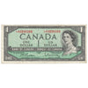 BC-37bA-i 1954 Canada $1 Beattie-Rasminsky, *A/F, F-VF (F15)
