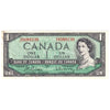 BC-37b 1954 Canada $1 Beattie-Rasminsky, Z/O, Extra Fine (EF40)