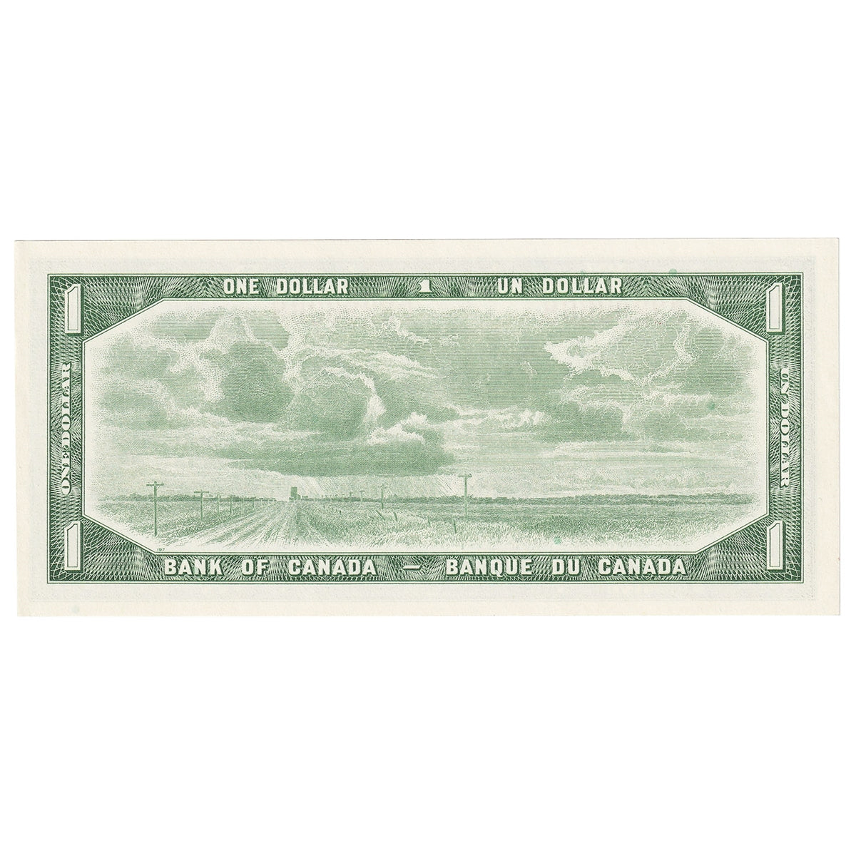 BC-37c 1954 Canada $1 Bouey-Rasminsky, N/F, Choice Uncirculated (CUNC63)