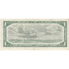 BC-37cA 1954 Canada $1 Bouey-Rasminsky, *C/F, F-VF