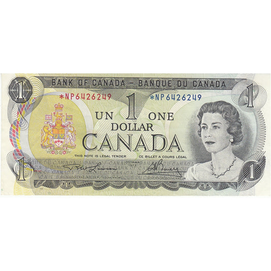 BC-46aA 1973 Canada $1 Lawson-Bouey, *NP, VF-EF