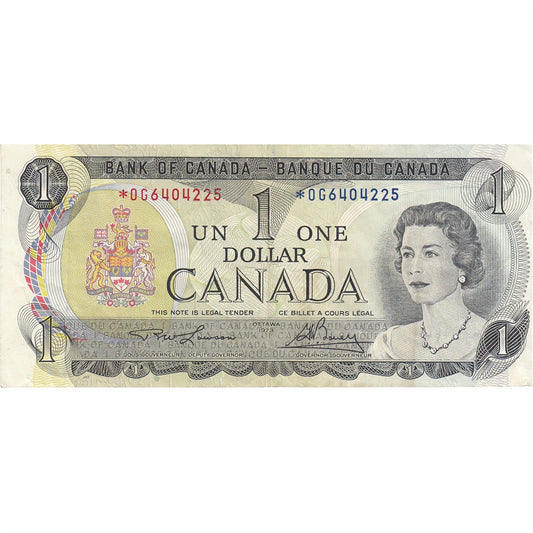 BC-46aA 1973 Canada $1 Lawson-Bouey, *OG, VF