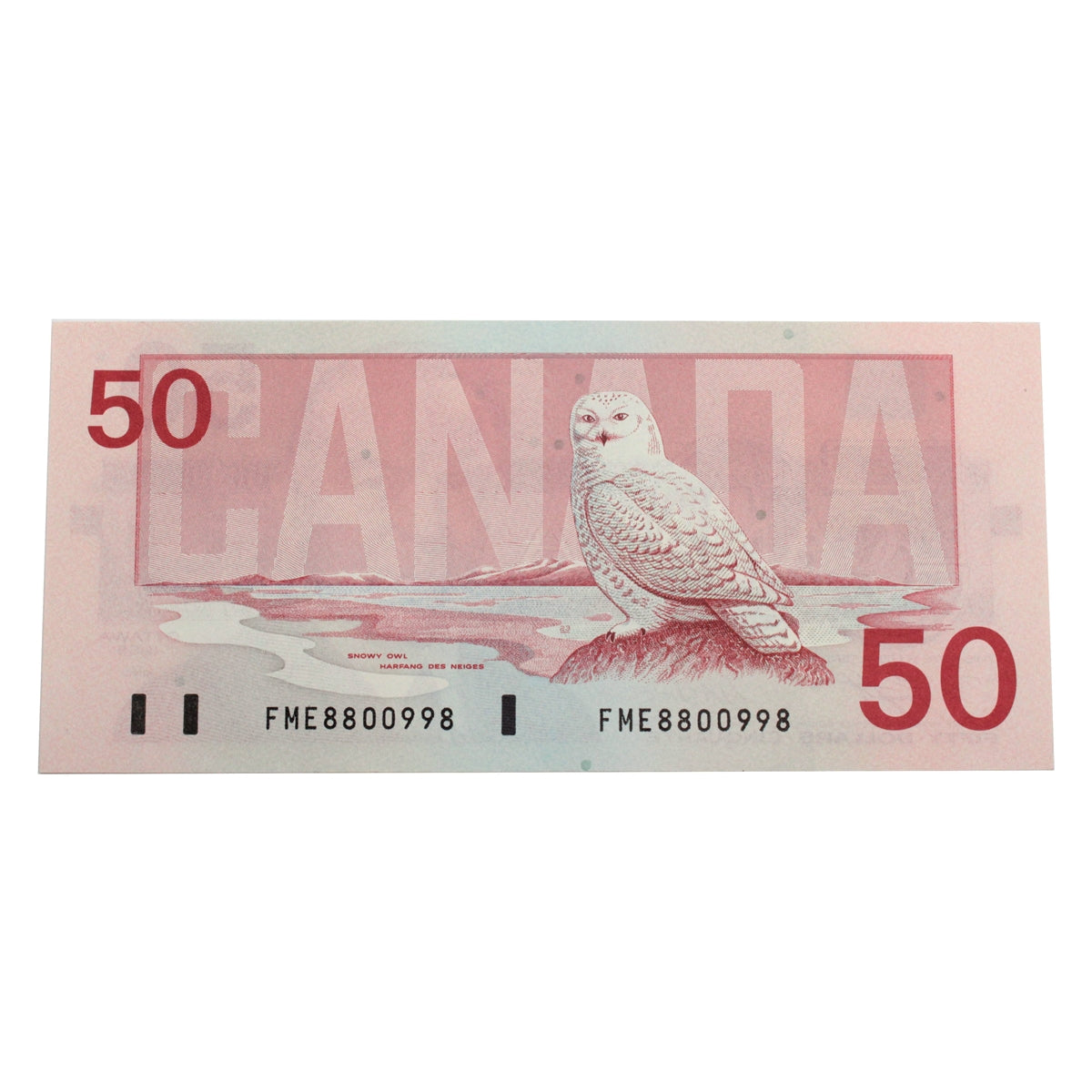 BC-59dA 1988 Canada $50 Knight-Dodge, FME (8.68-9.00), AU-UNC (AU55)