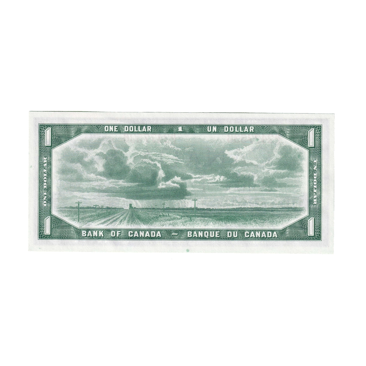 BC-37a 1954 Canada $1 Beattie-Coyne, B/L, AU-UNC (AU55)