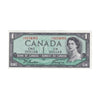 BC-37a 1954 Canada $1 Beattie-Coyne, L/L, Almost Uncirculated (AU50)