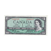 BC-37a 1954 Canada $1 Beattie-Coyne, S/L, Extra Fine (EF40)