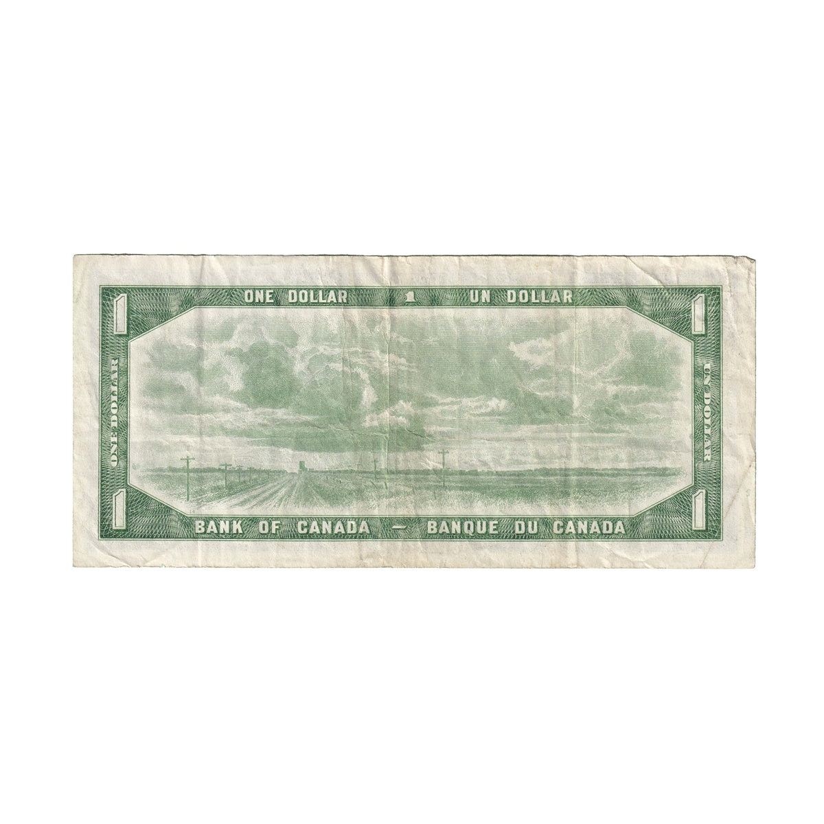 BC-37a-i 1954 Canada $1 Beattie-Coyne, G/M, Very Fine (VF20)