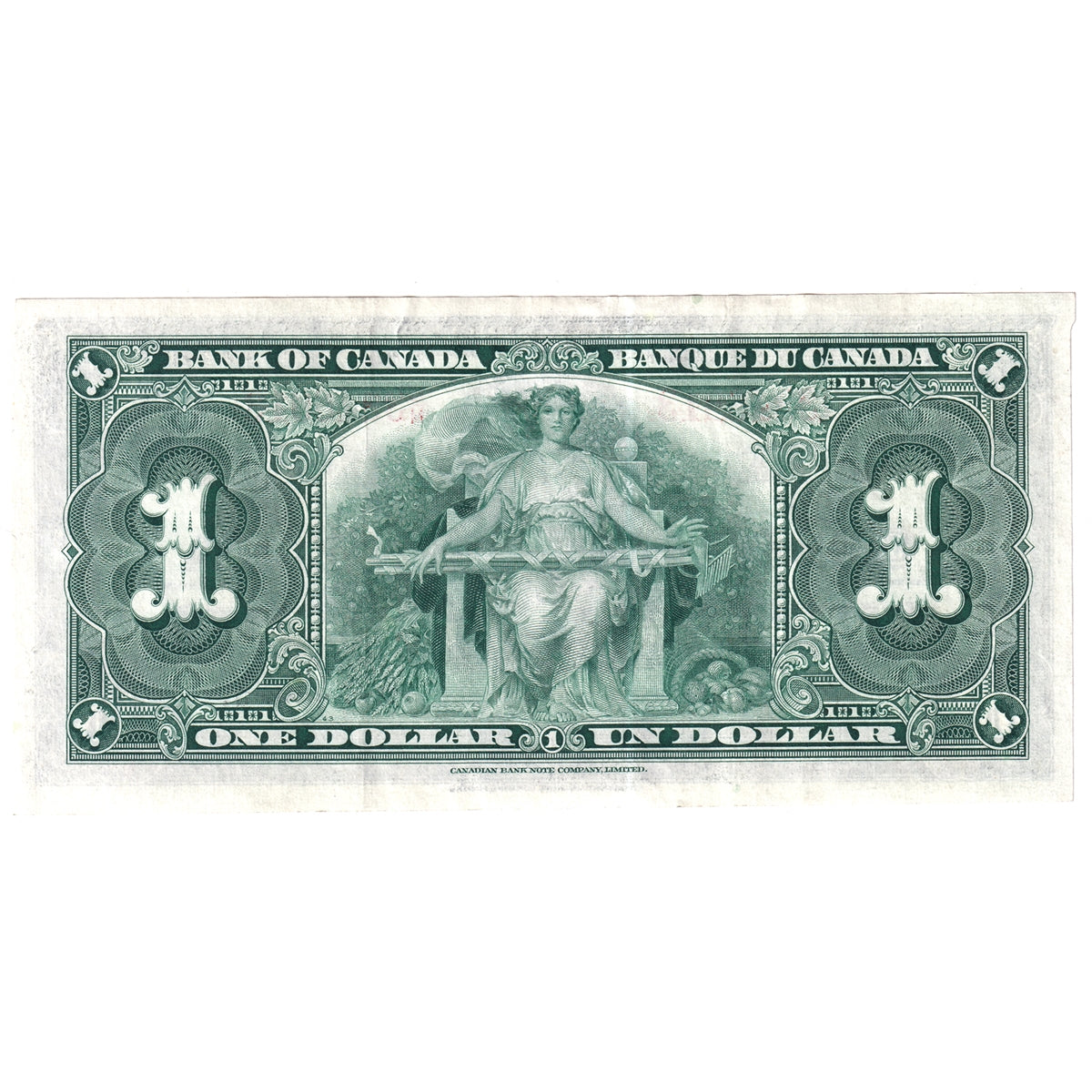 BC-21c 1937 Canada $1 Gordon-Towers, G/M, Extra Fine (EF40)