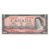 BC-38b 1954 Canada $2 Beattie-Rasminsky, J/R, Very Fine (VF20)
