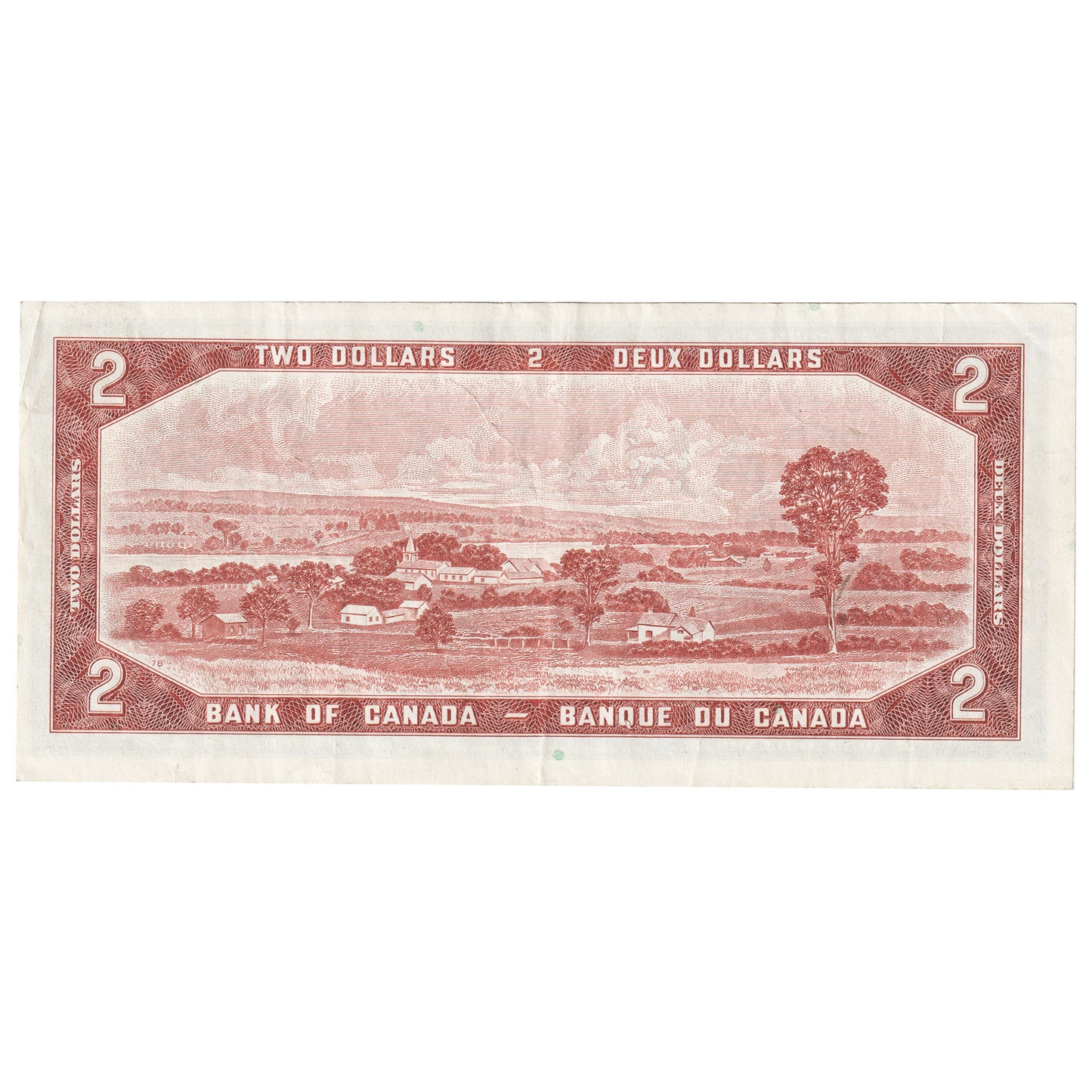BC-38b 1954 Canada $2 Beattie-Rasminsky, J/R, Very Fine (VF20)